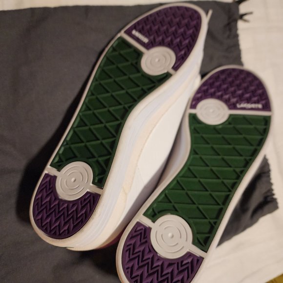 NRW NEVER WORN PAIR OF MEN'S LACOSTE SNEAKERS - Picture 4 of 4